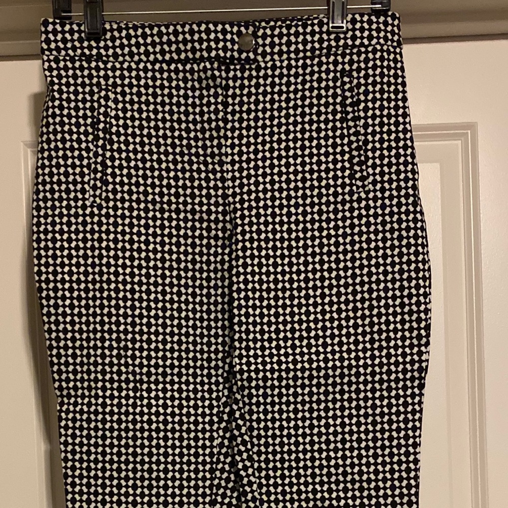 Black and White checker pants NWOT